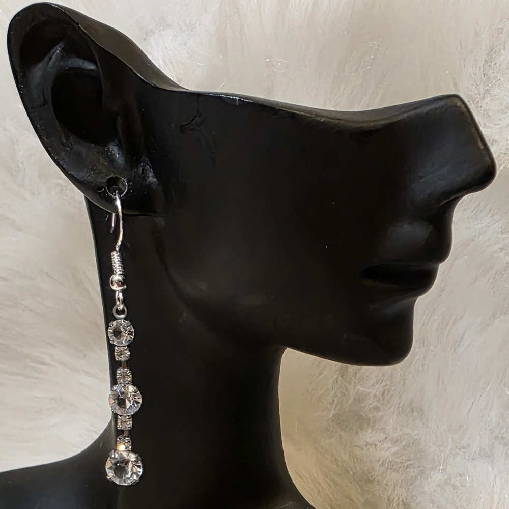 Elegant Vintage Crystal Earrings